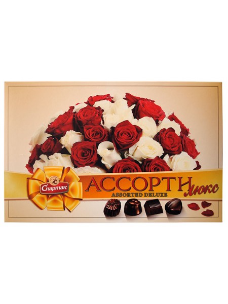 НАБОР ШОКОЛАД К-Т АССОРТИ с начин. 190гр Спартак НАБОР ШОКОЛАД К-Т АССОРТИ с начин. 190гр Спартак